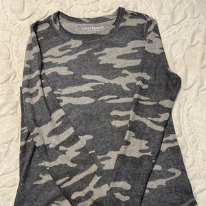 Big girls M (fits like women’s S).   Lucky Brand  long sleeve